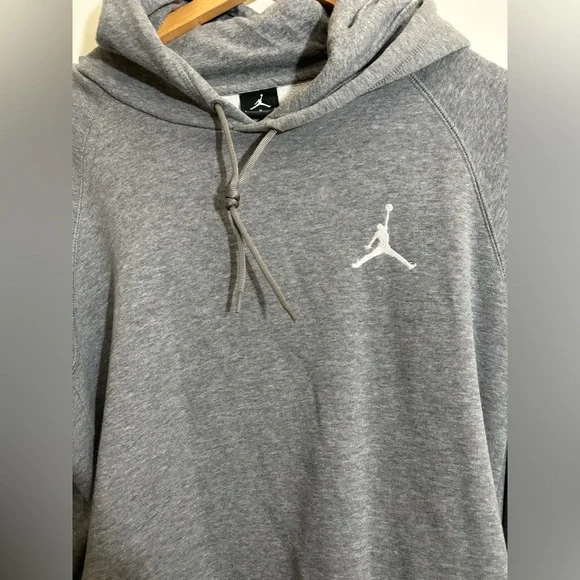 Air Jordan Grey Hoodie Size Large - Picture 4 of 8